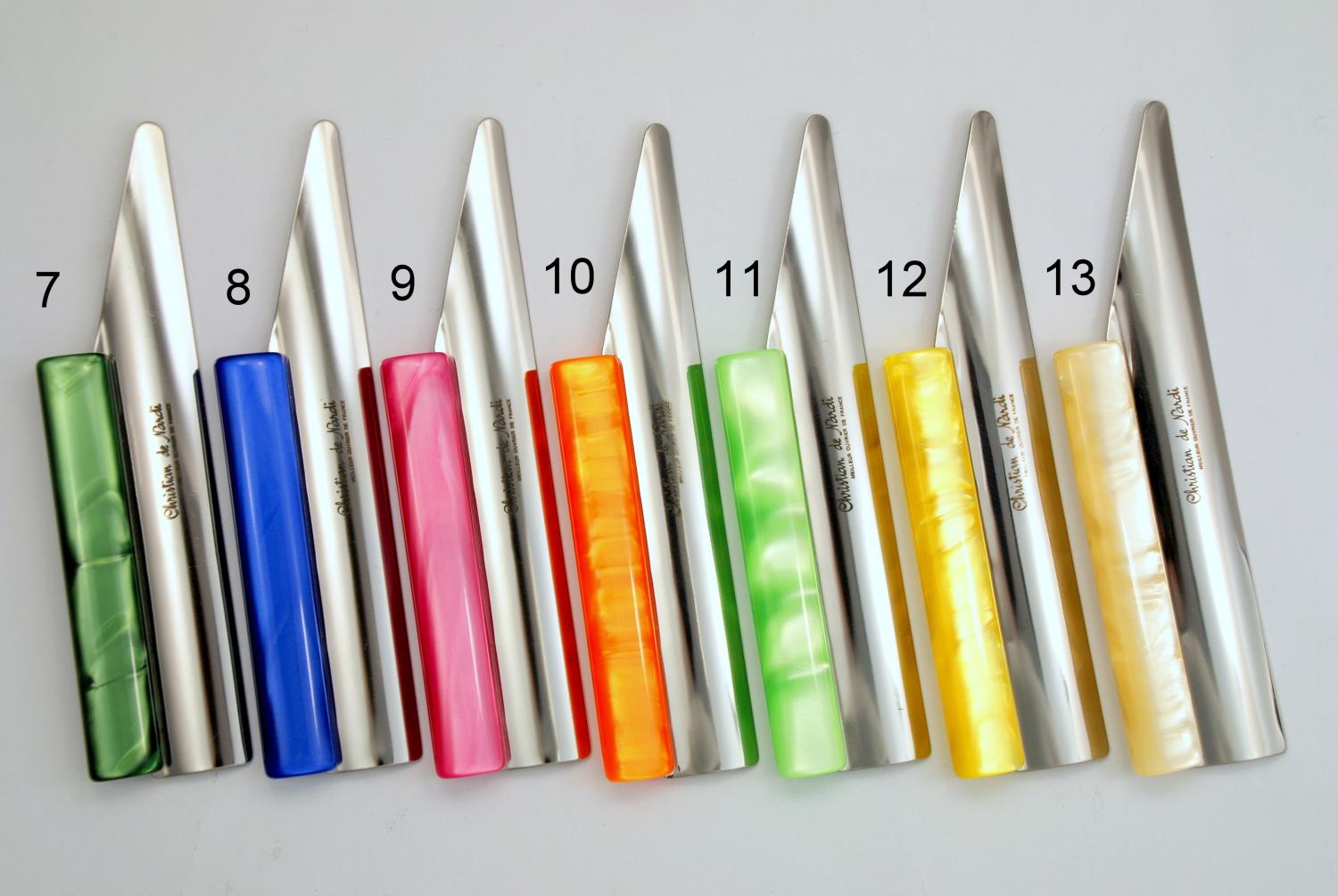 Ramasse Miettes manche plexi couleur
